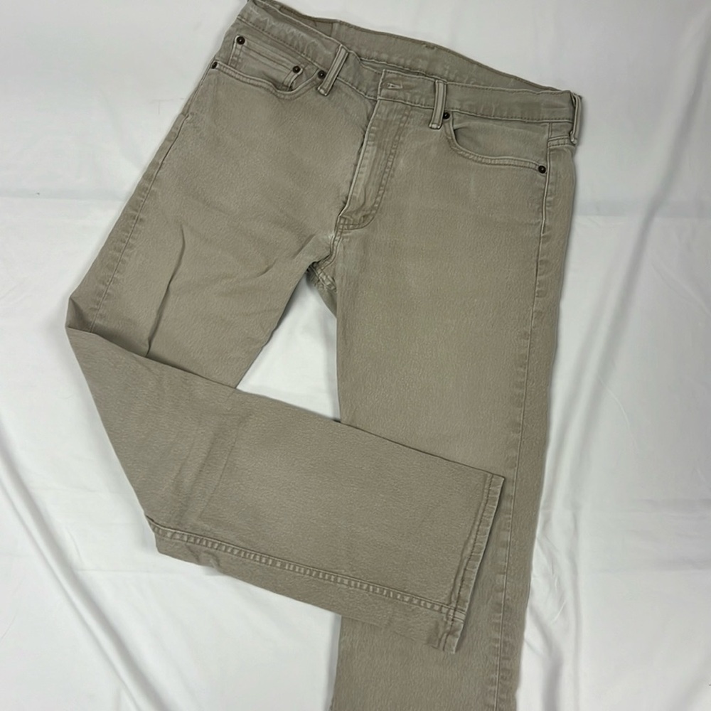 Levi’s 513 Slim Straight Flex Fit Jeans Light Brown 34x32